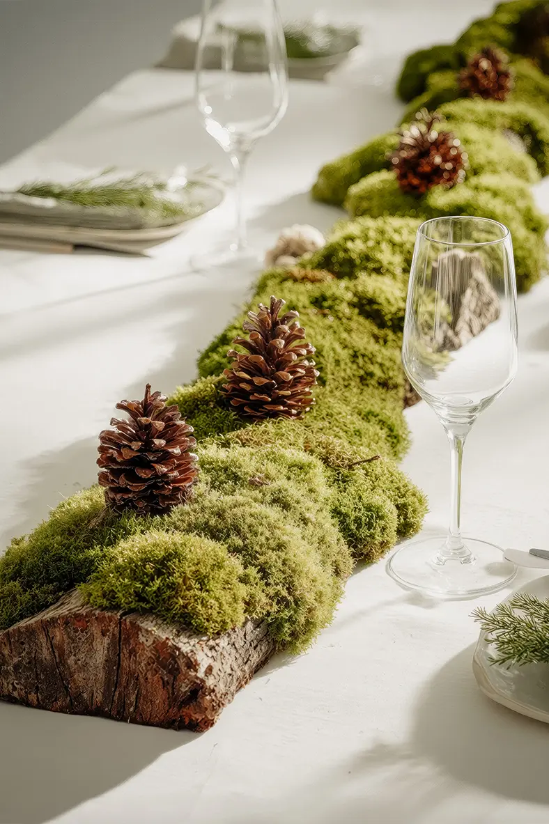 inkleding van de tafel mag je volledig naar eigen smaak