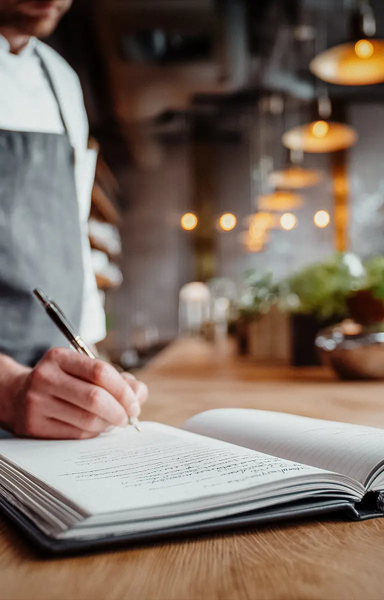 Elke culinaire ervaring begint met een gesprek.